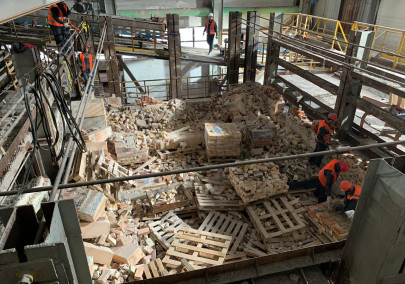 Демонтаж стекловаренных печей